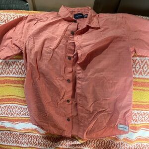Calvin Klein Jeans Men's Salmon Button Down Shirt